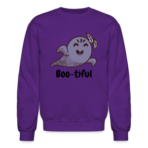 Crewneck Sweatshirt "Boo-tiful" - purple