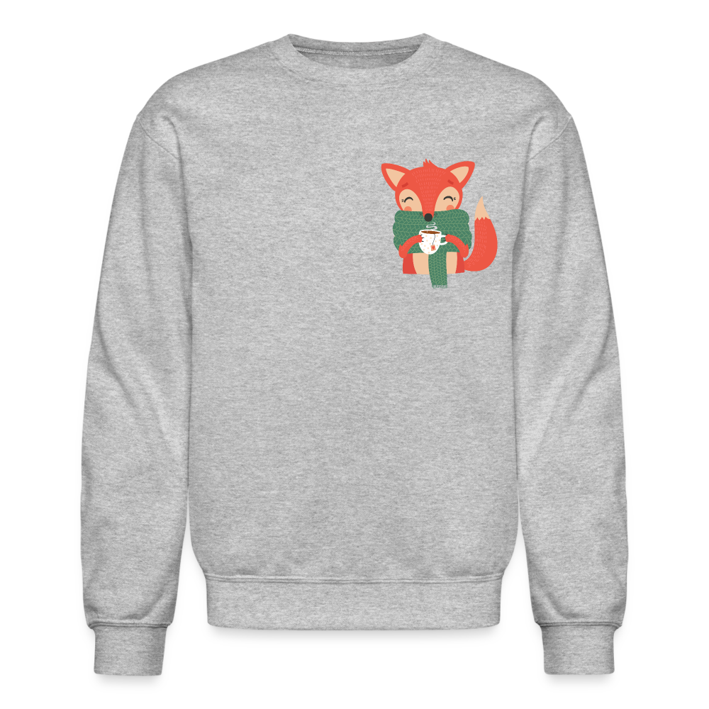 Crewneck Sweatshirt "Cozy time" - heather gray