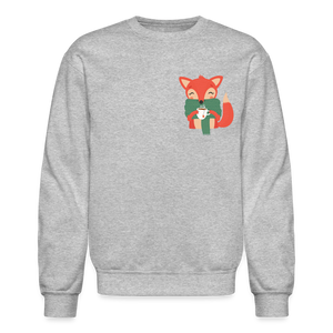 Crewneck Sweatshirt "Cozy time" - heather gray