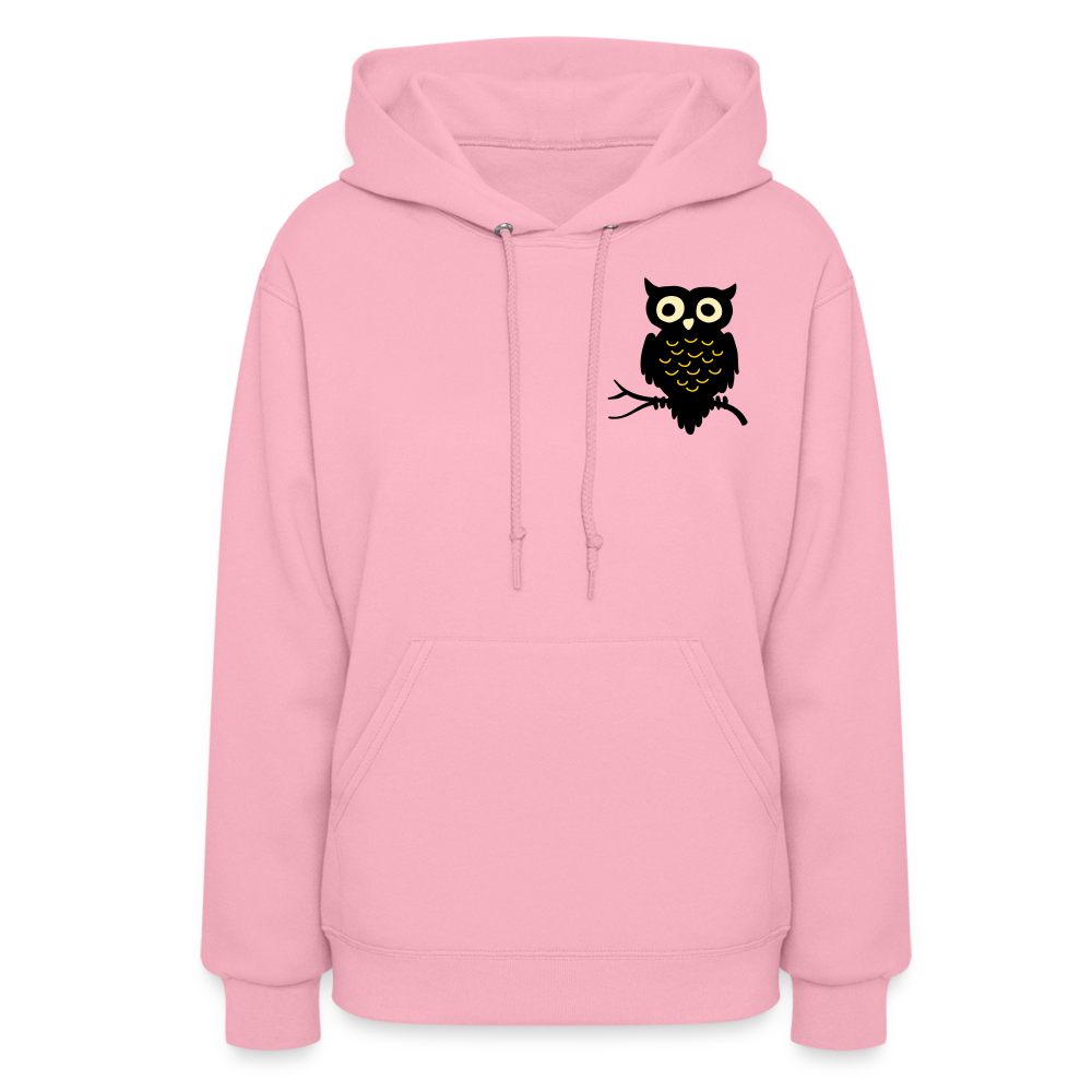 Women's Hoodie "Cute Owl" - classic pink