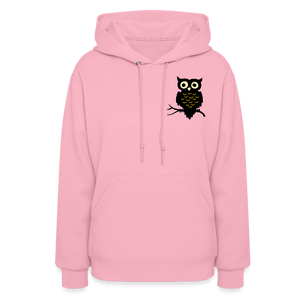 Women's Hoodie "Cute Owl" - classic pink