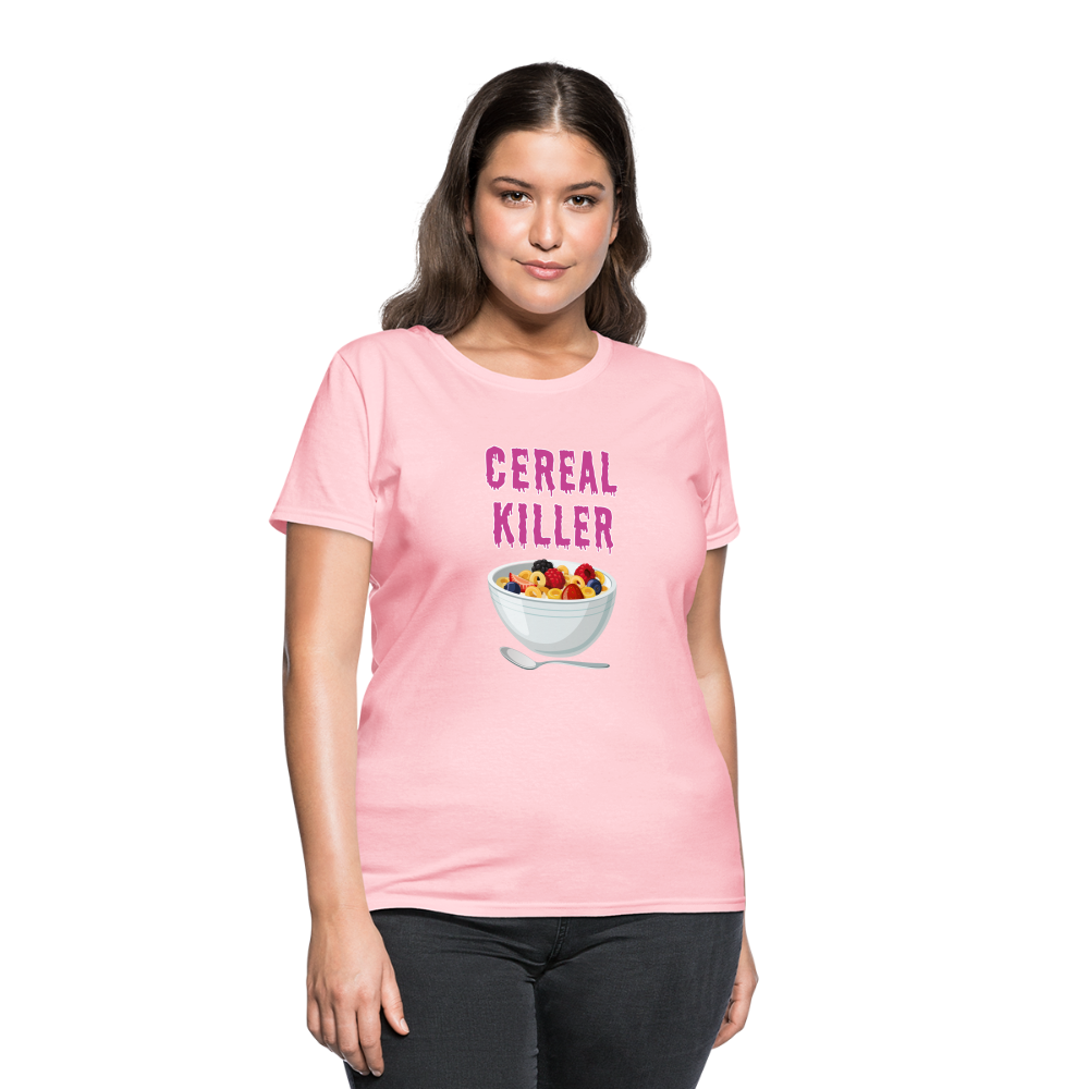 Women's T-Shirt "Cereal Killer" - pink