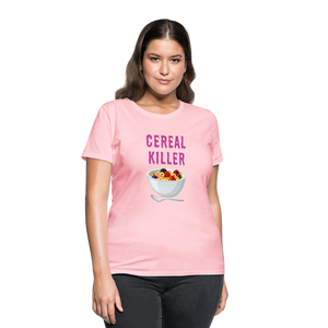 Women's T-Shirt "Cereal Killer" - pink