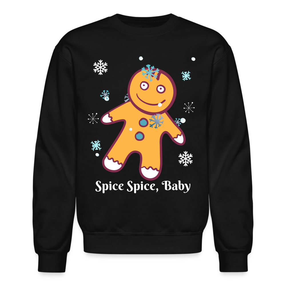 Crewneck Sweatshirt "Spice Spice, Baby" - black