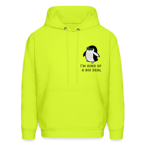 "I'm Kind of a Big Deal" - Men's Hoodie - safety green
