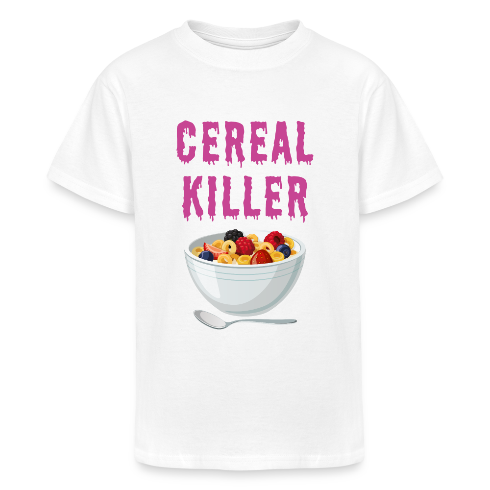 Champion Kid's T-Shirt "Cereal Killer" - white