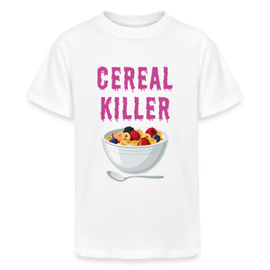 Champion Kid's T-Shirt "Cereal Killer" - white