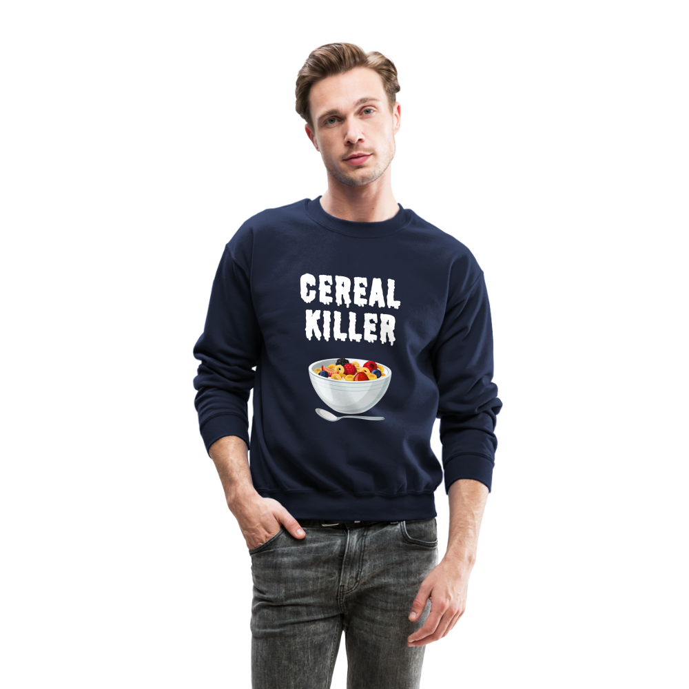 Crewneck Sweatshirt "Cereal Killer" - navy