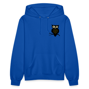 Women's Hoodie "Cute Owl" - royal blue