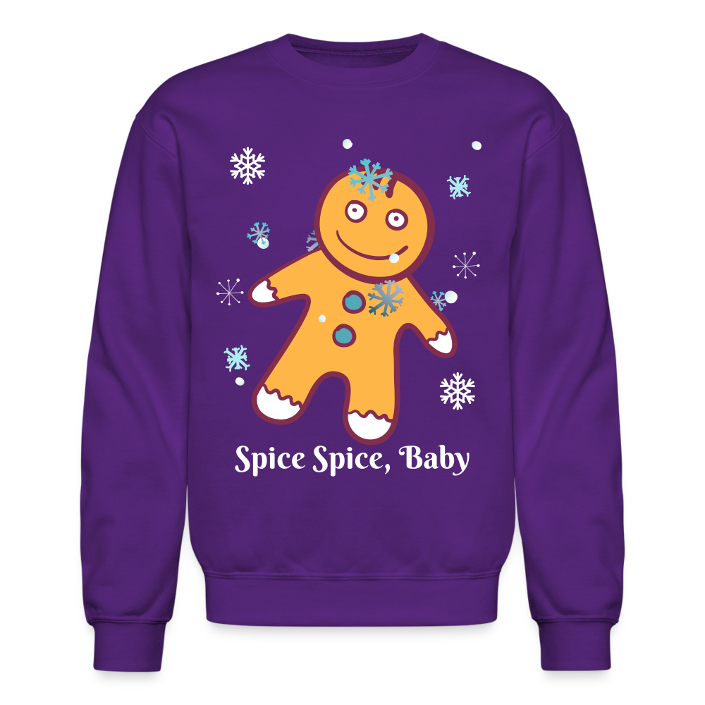 Crewneck Sweatshirt "Spice Spice, Baby" - purple