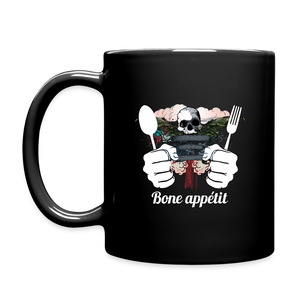 Full Color Mug Black "Bone appétit" - black