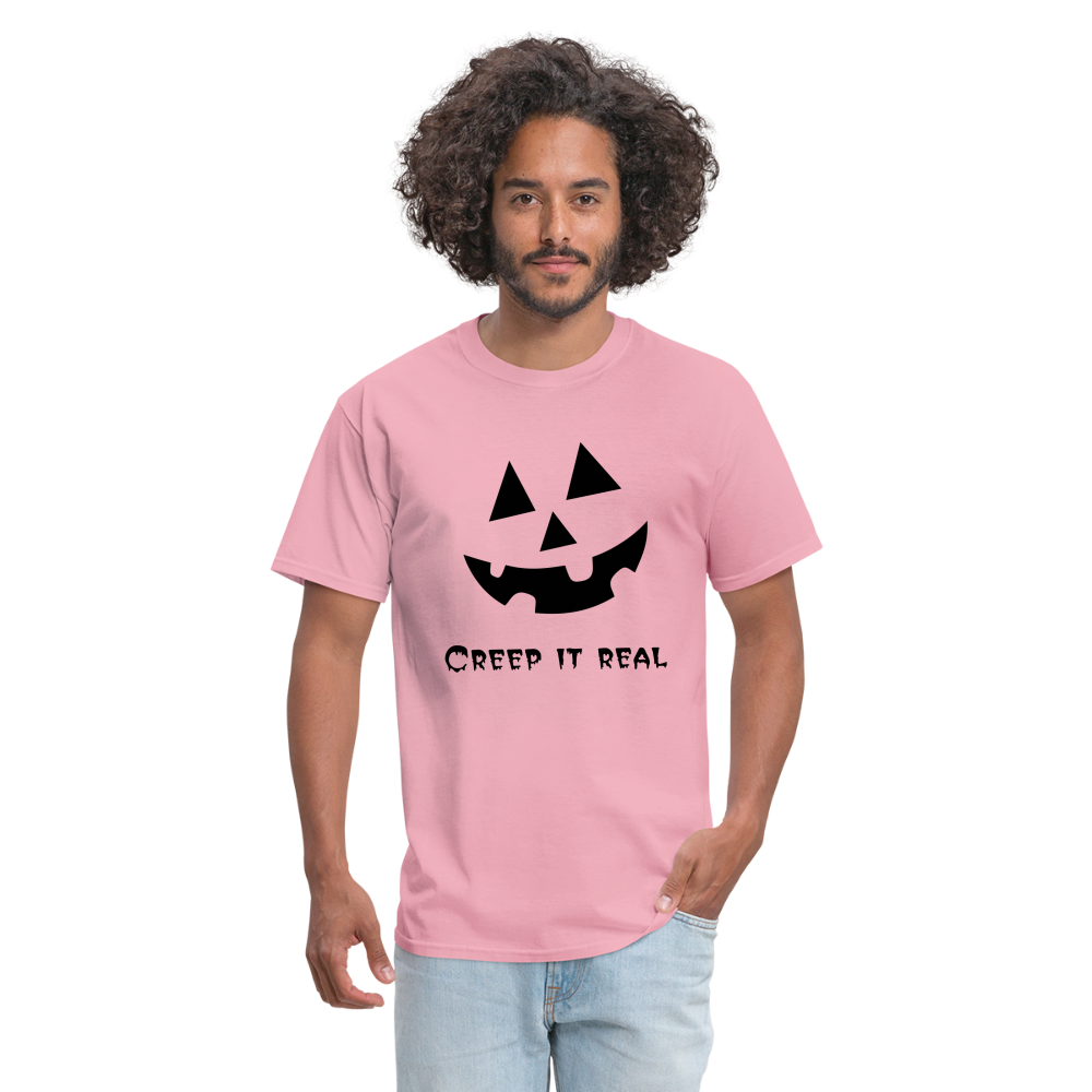 Unisex Classic T-Shirt "Jack-o'-lantern" 🎃 - pink