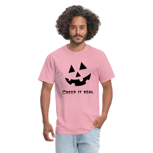 Unisex Classic T-Shirt "Jack-o'-lantern" 🎃 - pink