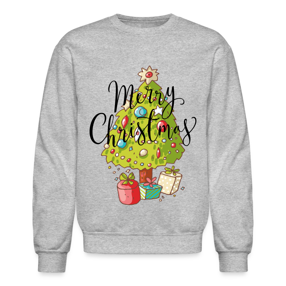 Crewneck Sweatshirt "Merry Christmas" - heather gray