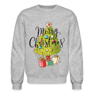 Crewneck Sweatshirt "Merry Christmas" - heather gray