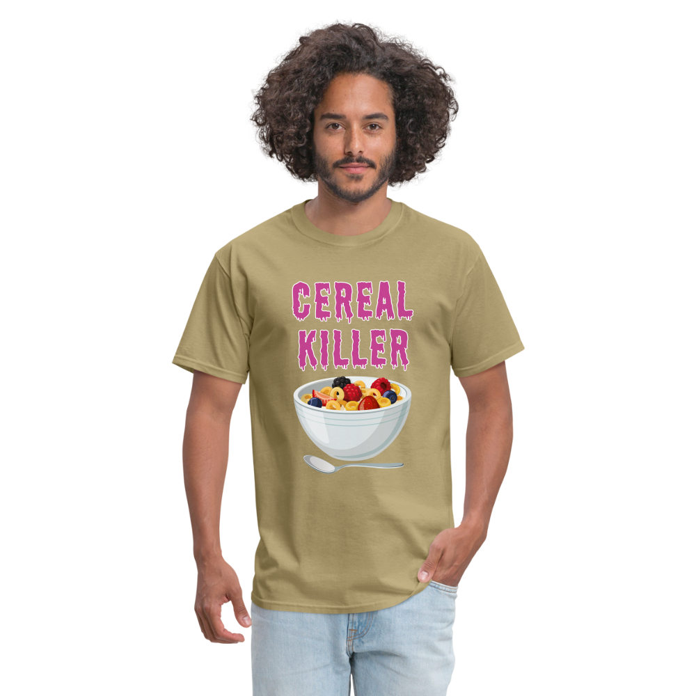 Unisex Classic T-Shirt "Cereal Killer" - khaki