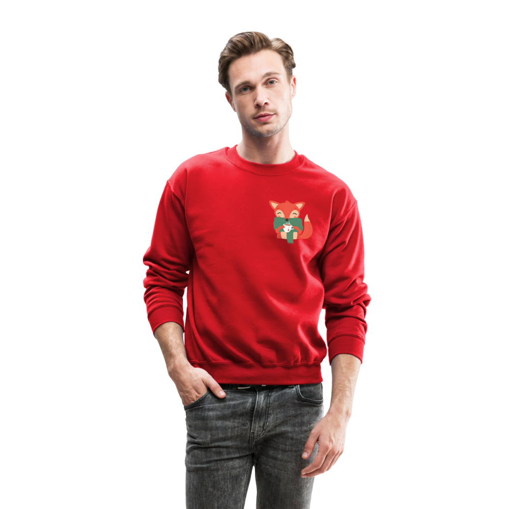 Crewneck Sweatshirt "Cozy time" - red