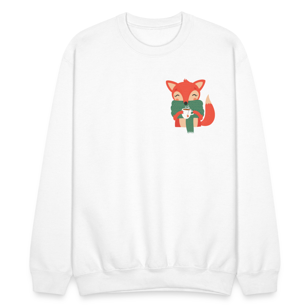 Crewneck Sweatshirt "Cozy time" - white