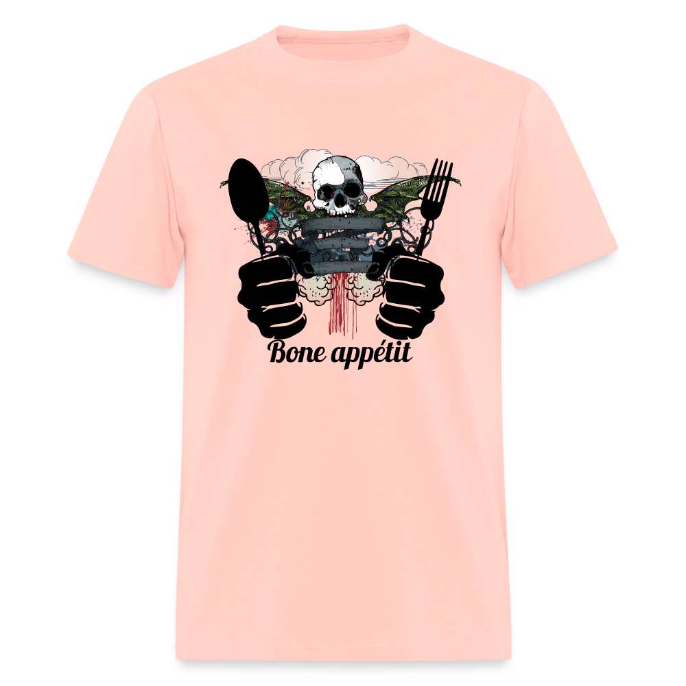 Unisex Classic T-Shirt "Bone appétit" - blush pink 