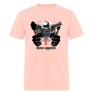 Unisex Classic T-Shirt "Bone appétit" - blush pink 