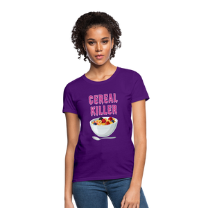 Women's T-Shirt "Cereal Killer" - purple