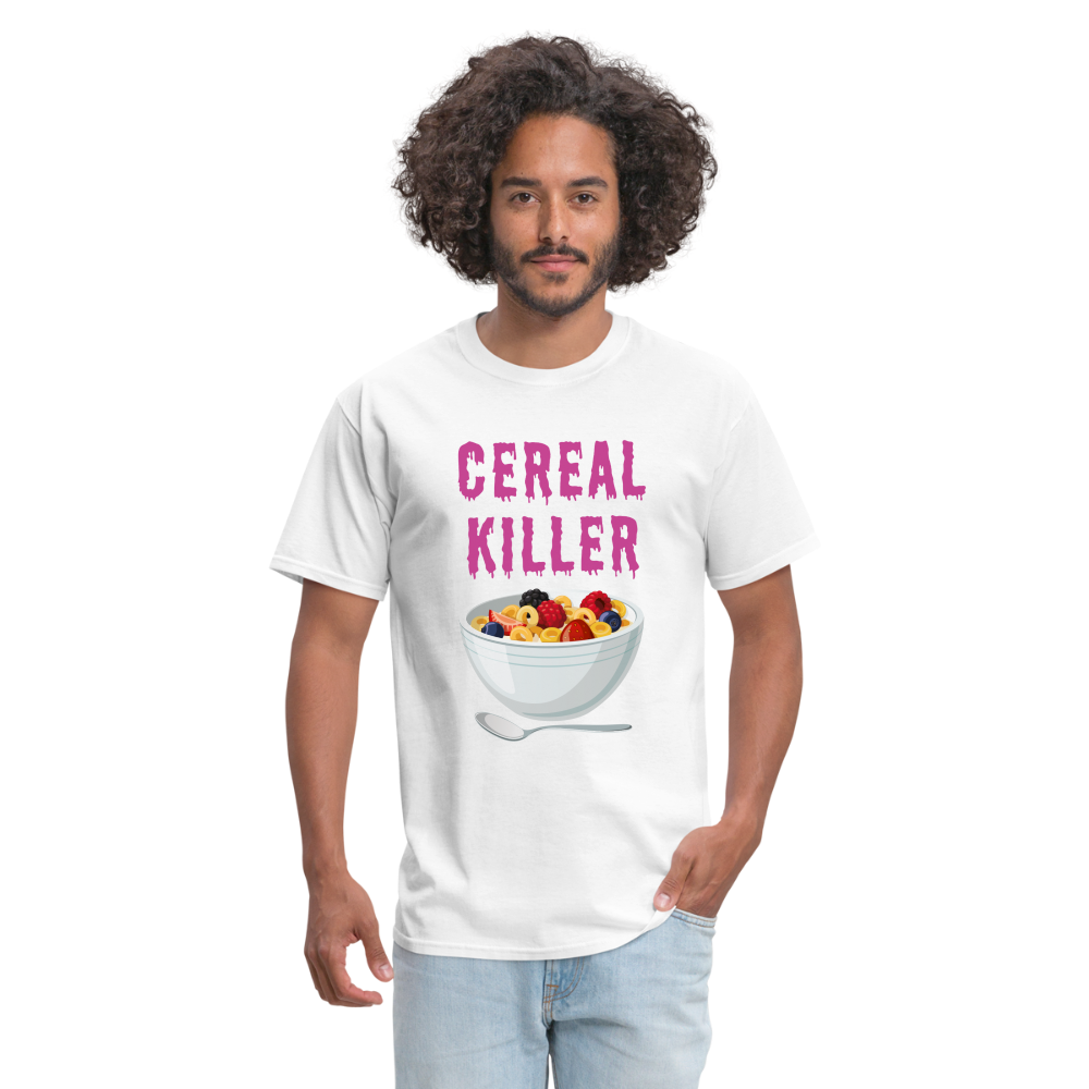 Unisex Classic T-Shirt "Cereal Killer" - white