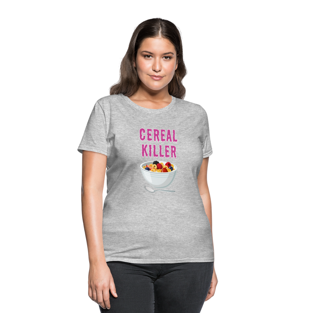 Women's T-Shirt "Cereal Killer" - heather gray