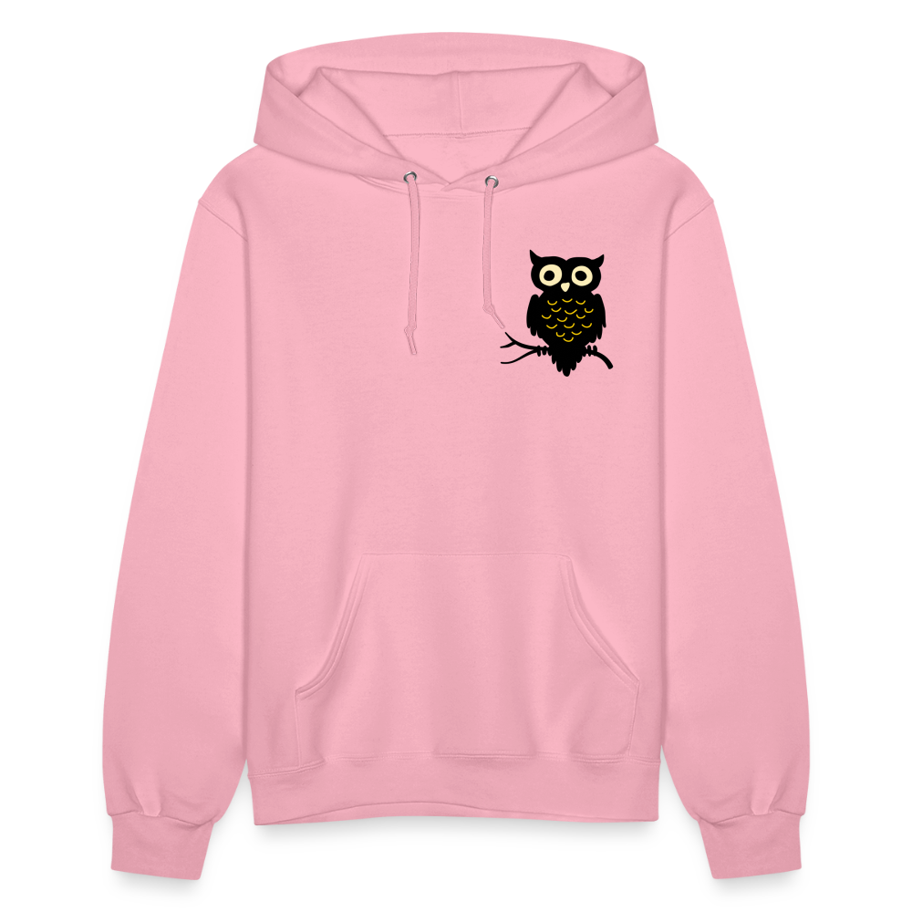 Women's Hoodie "Cute Owl" - classic pink