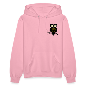 Women's Hoodie "Cute Owl" - classic pink