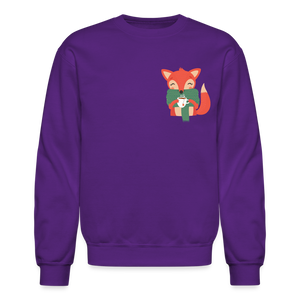 Crewneck Sweatshirt "Cozy time" - purple