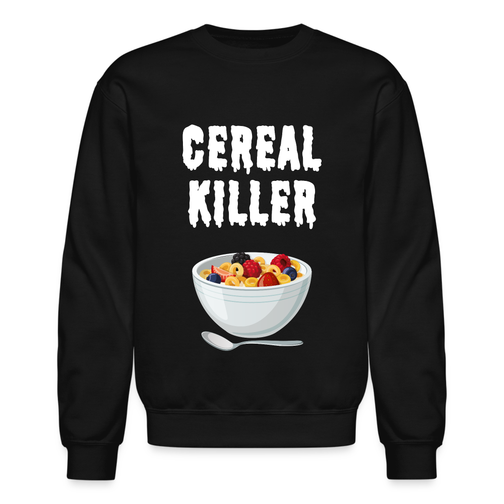 Crewneck Sweatshirt "Cereal Killer" - black