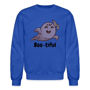 Crewneck Sweatshirt "Boo-tiful" - royal blue