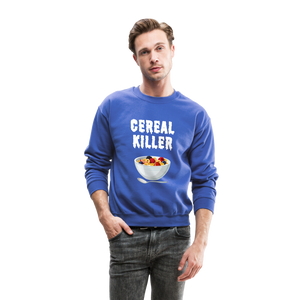 Crewneck Sweatshirt "Cereal Killer" - royal blue