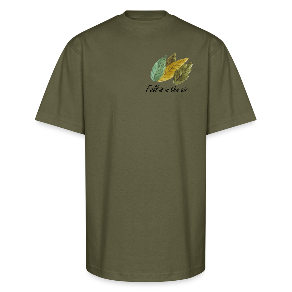 Unisex Oversized Heavyweight T-Shirt "Fall is in the air" - classic olive