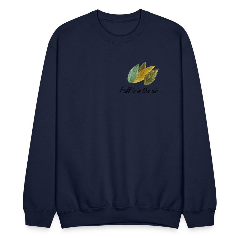 Crewneck Sweatshirt "Fall is in the air" - navy