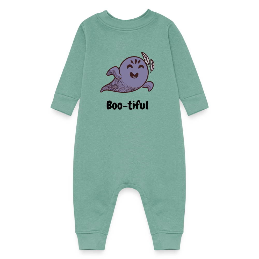 Baby Fleece One Piece "Boo-tiful" - saltwater