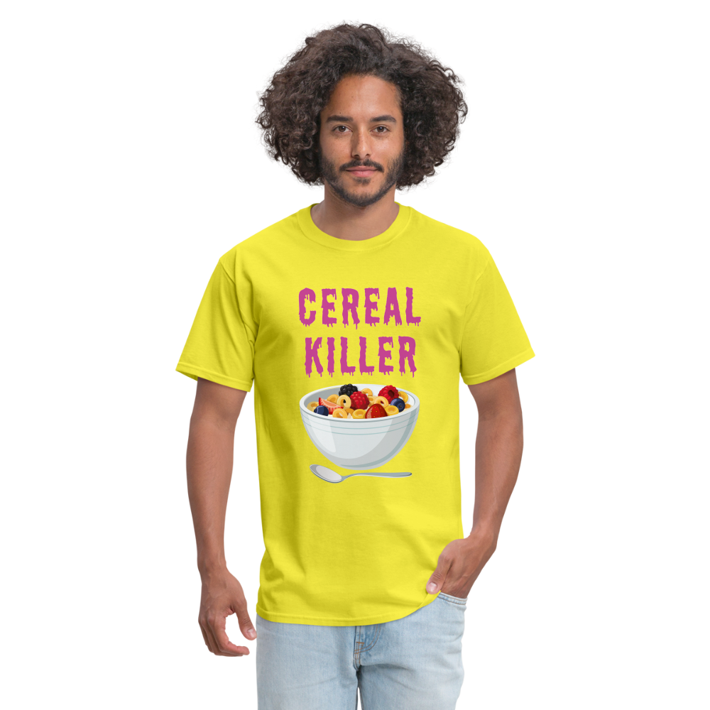 Unisex Classic T-Shirt "Cereal Killer" - yellow