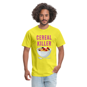 Unisex Classic T-Shirt "Cereal Killer" - yellow