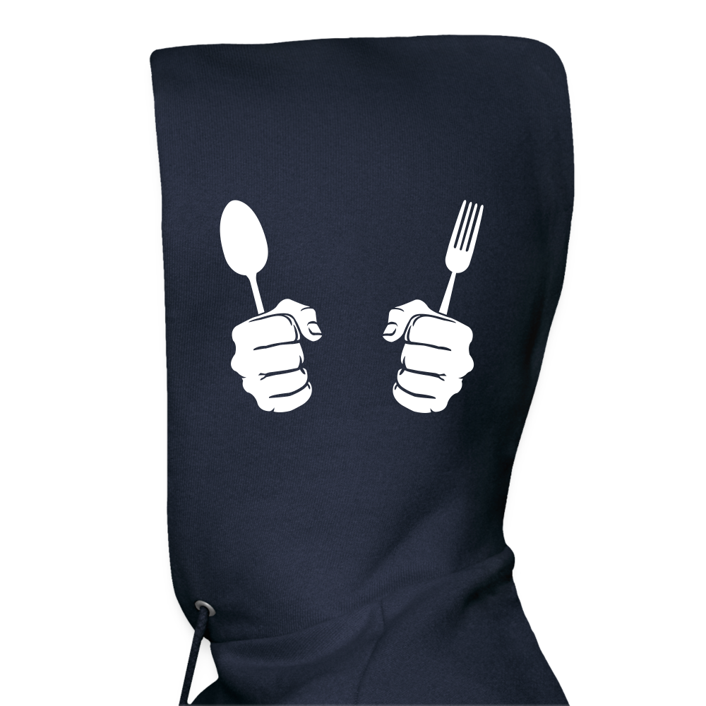 Men's Hanes Hoodie "Bone appétit" - navy