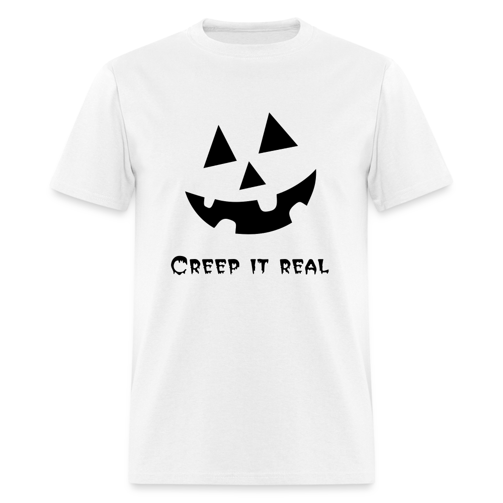 Unisex Classic T-Shirt "Jack-o'-lantern" 🎃 - white