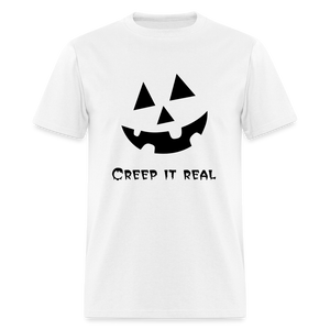 Unisex Classic T-Shirt "Jack-o'-lantern" 🎃 - white