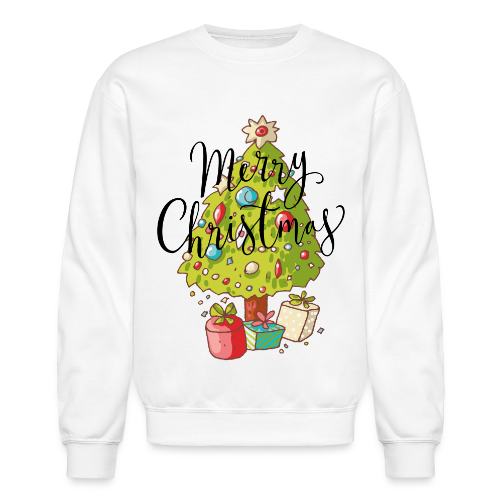 Crewneck Sweatshirt "Merry Christmas" - white