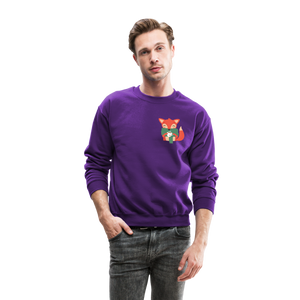 Crewneck Sweatshirt "Cozy time" - purple