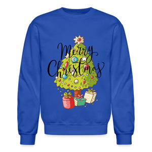 Crewneck Sweatshirt "Merry Christmas" - royal blue