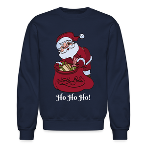 Crewneck Sweatshirt "Ho Ho Ho!" - navy