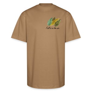 Unisex Oversized Heavyweight T-Shirt "Fall is in the air" - khaki