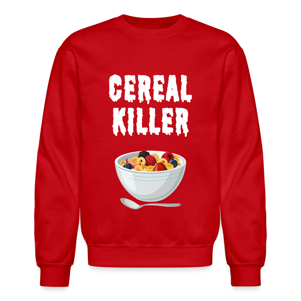 Crewneck Sweatshirt "Cereal Killer" - red