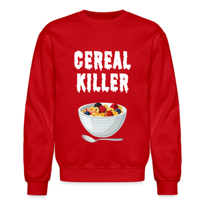 Crewneck Sweatshirt "Cereal Killer" - red