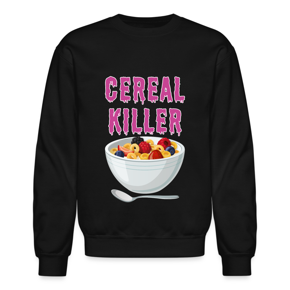 Crewneck Sweatshirt "Cereal Killer" - black