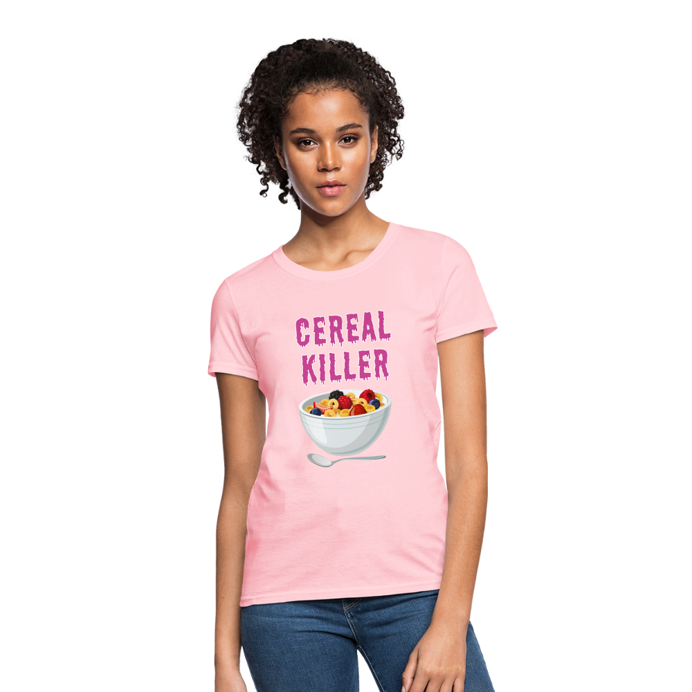 Women's T-Shirt "Cereal Killer" - pink